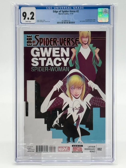 Edge of Spider-Verse #2 CGC 9.2 - Kang's Collectibles