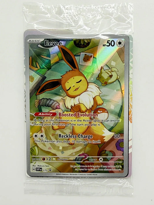 SEALED Eevee #173 PROMO - Prismatic Evolutions ETB - Kang's Collectibles