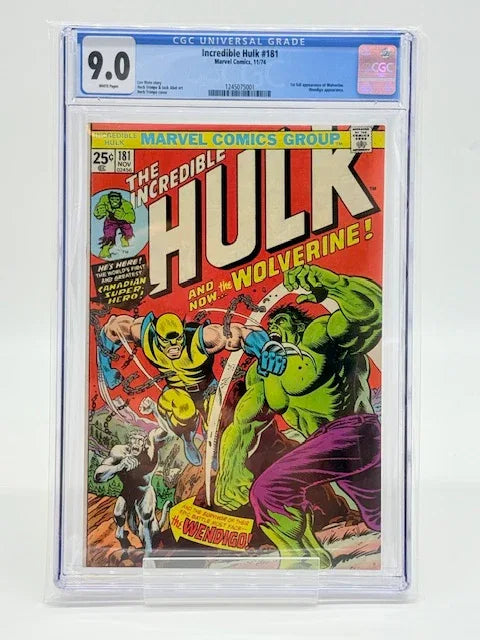Hulk #181 - CGC 9.0 - 1st App Wolverine! - Kang's Collectibles