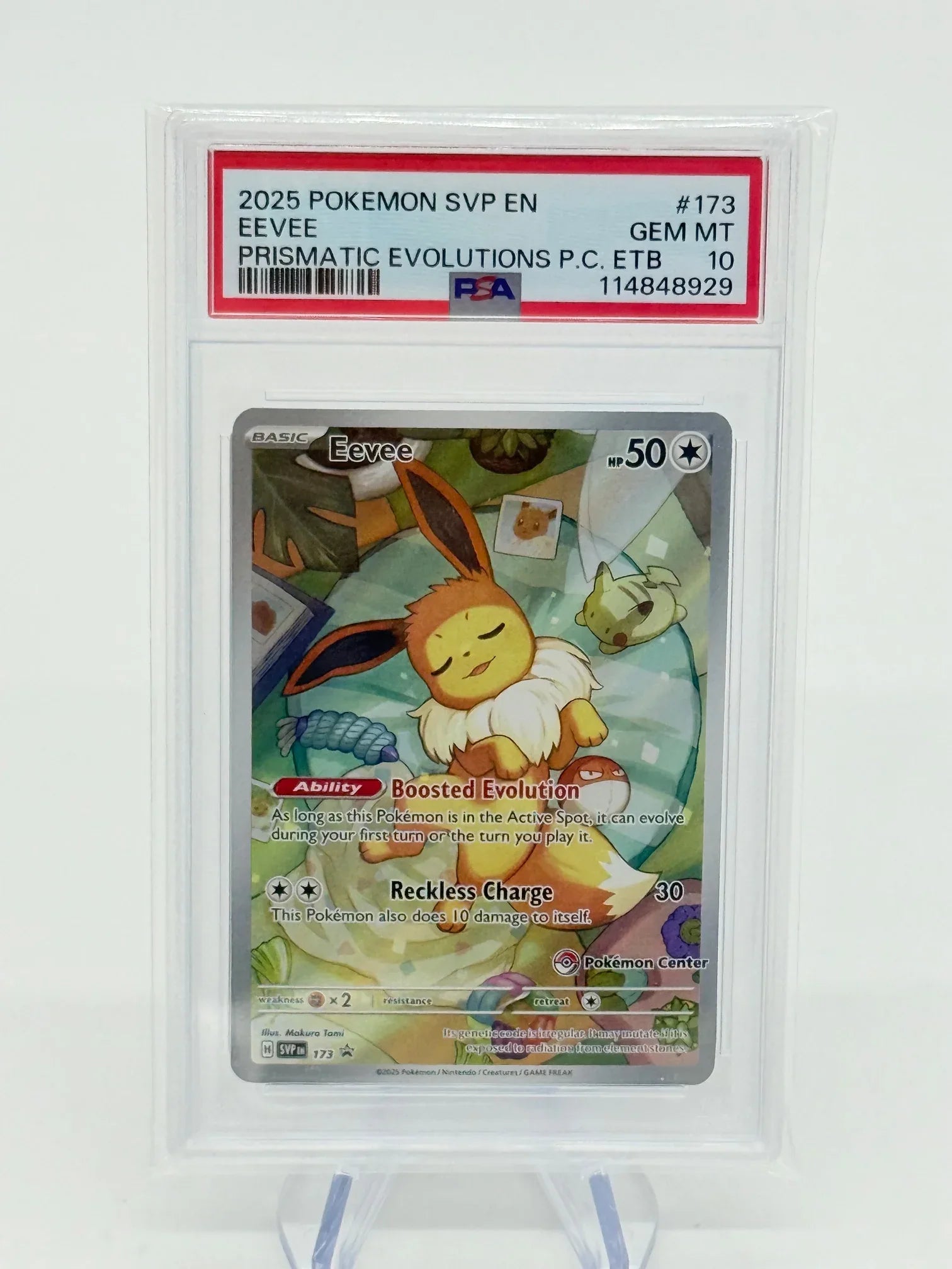 PSA 10 - Eevee #173 Pokemon Center - Kang's Collectibles