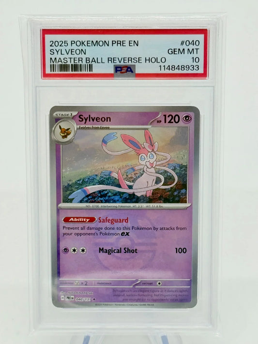 PSA 10 - Sylveon #040 Masterball - Kang's Collectibles