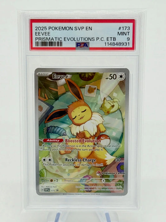 PSA 9 - Eevee #173 Pokemon Center - Kang's Collectibles