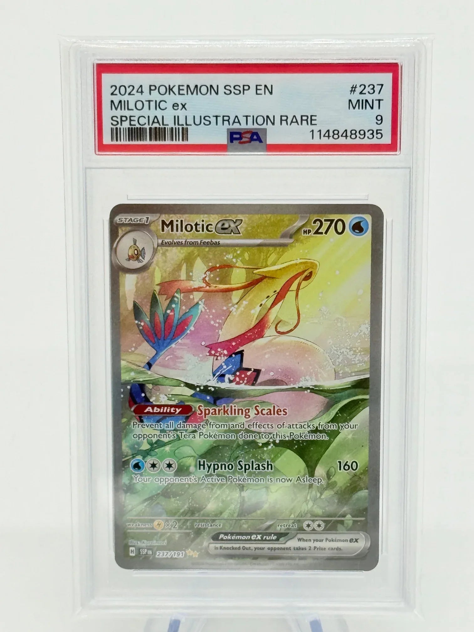 PSA 9 - Milotic ex #237 - Kang's Collectibles