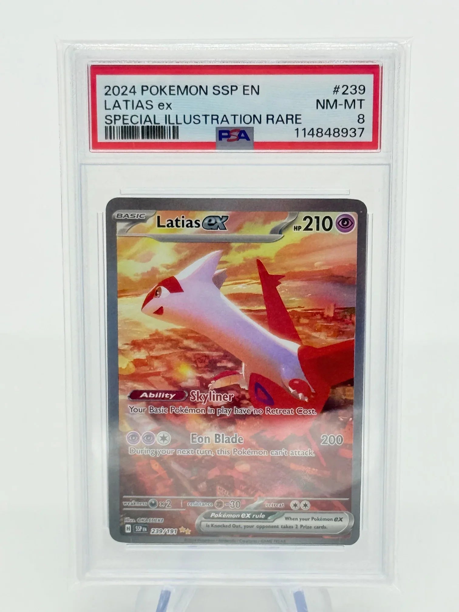PSA 8 - Latias ex #239 - Kang's Collectibles