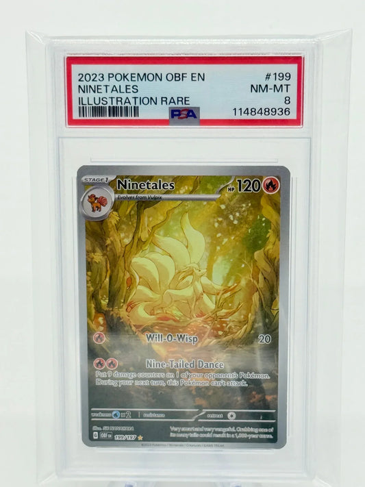 PSA 8 - Ninetales #199 - Kang's Collectibles