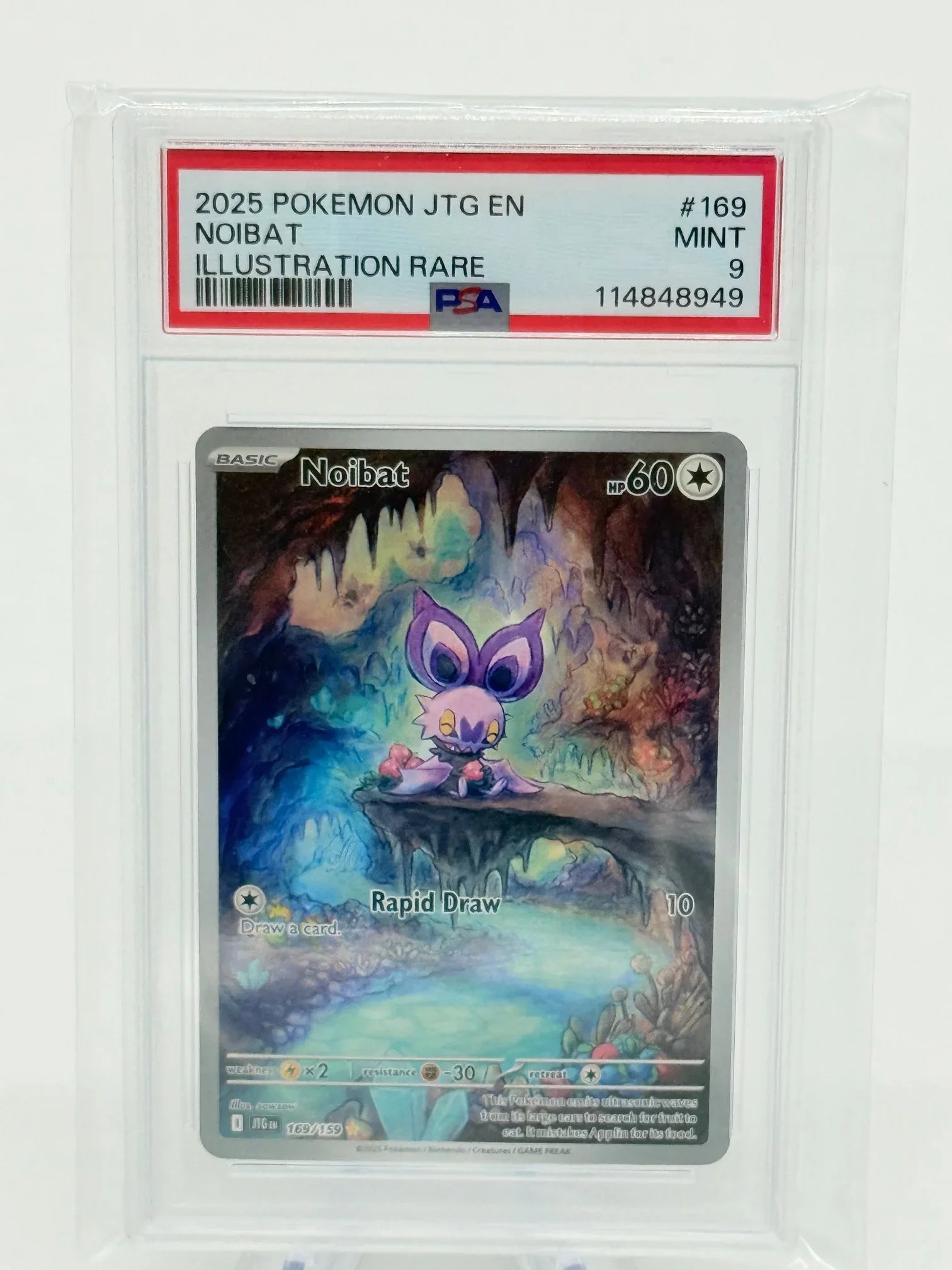 PSA 9 - Noibat #169 - Kang's Collectibles
