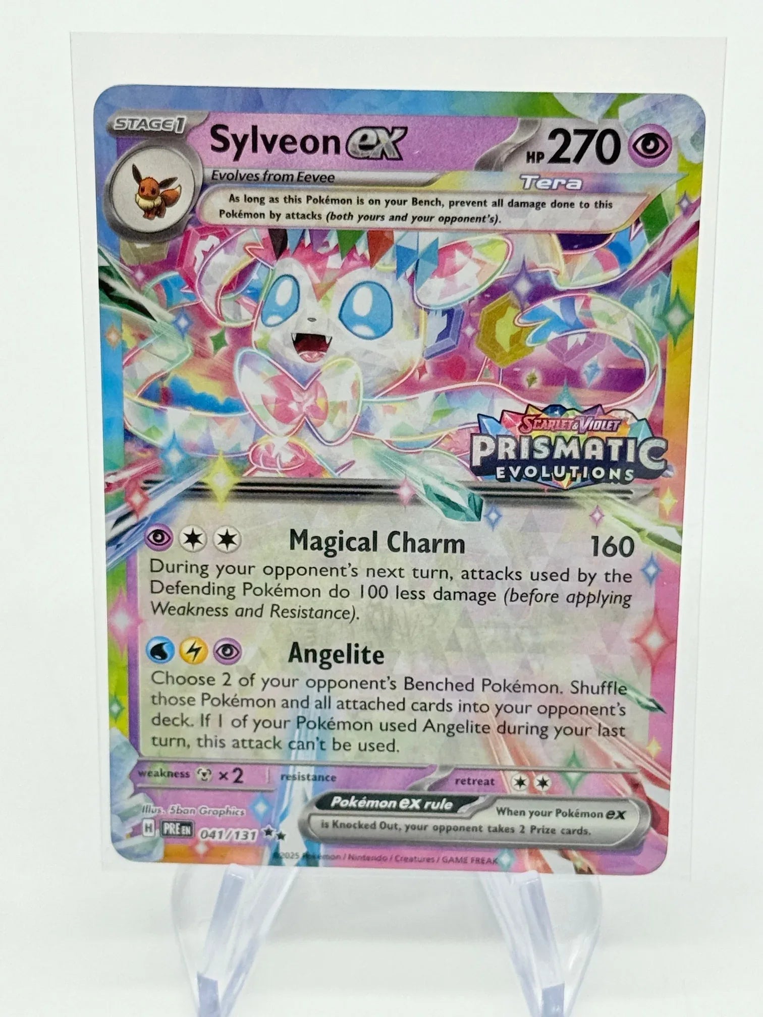 Sylveon ex #041 (Stamped) - Kang's Collectibles