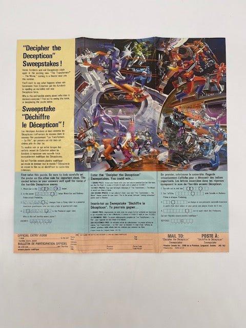 G1 Transformers Glow in the Dark Poster - Kang's Collectibles
