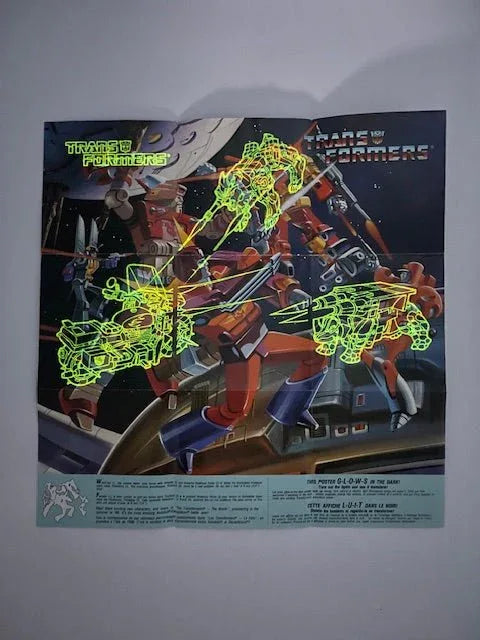 G1 Transformers Glow in the Dark Poster - Kang's Collectibles