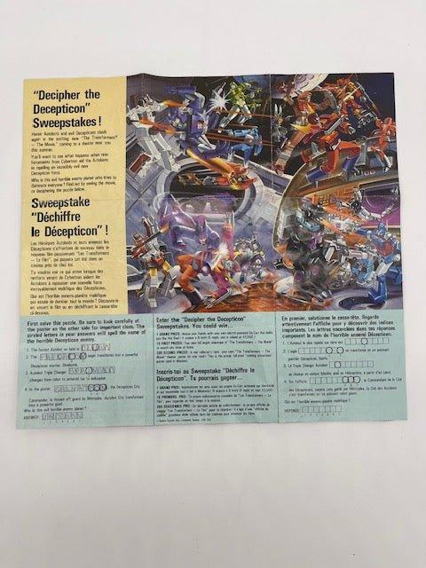 G1 Transformer Glow in the Dark Poster - Kang's Collectibles