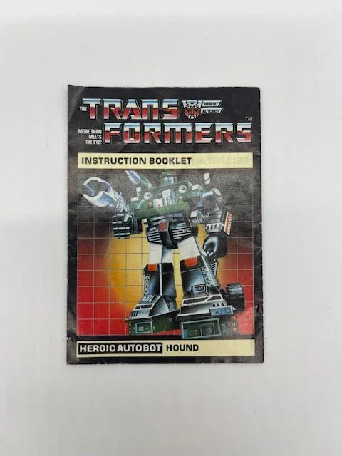 G1 Hound Instructions - Kang's Collectibles