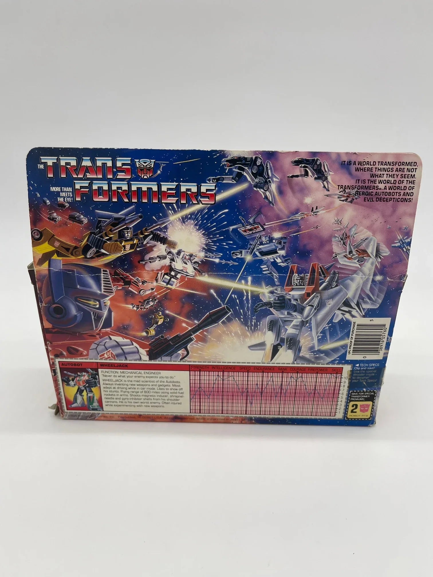 G1 Wheeljack -MIB - Kang's Collectibles