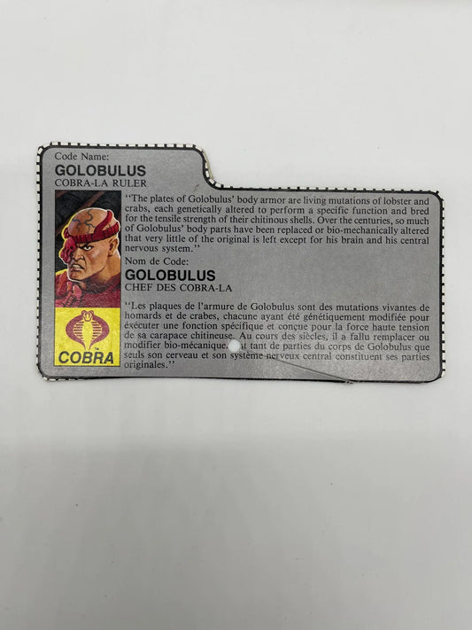 Golobulus File Card - Kang's Collectibles