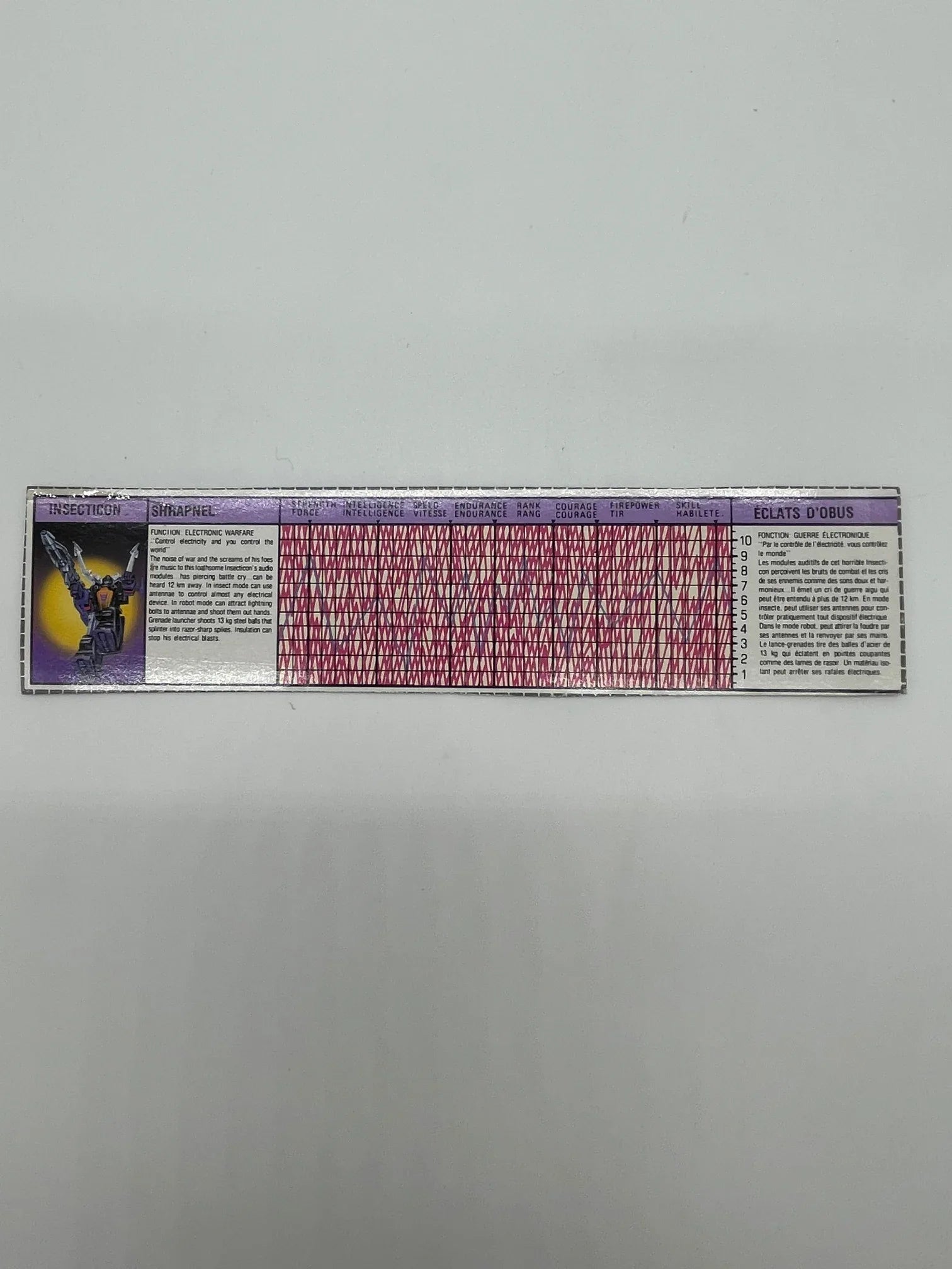 G1 Shrapnel - Tech Spec - Kang's Collectibles