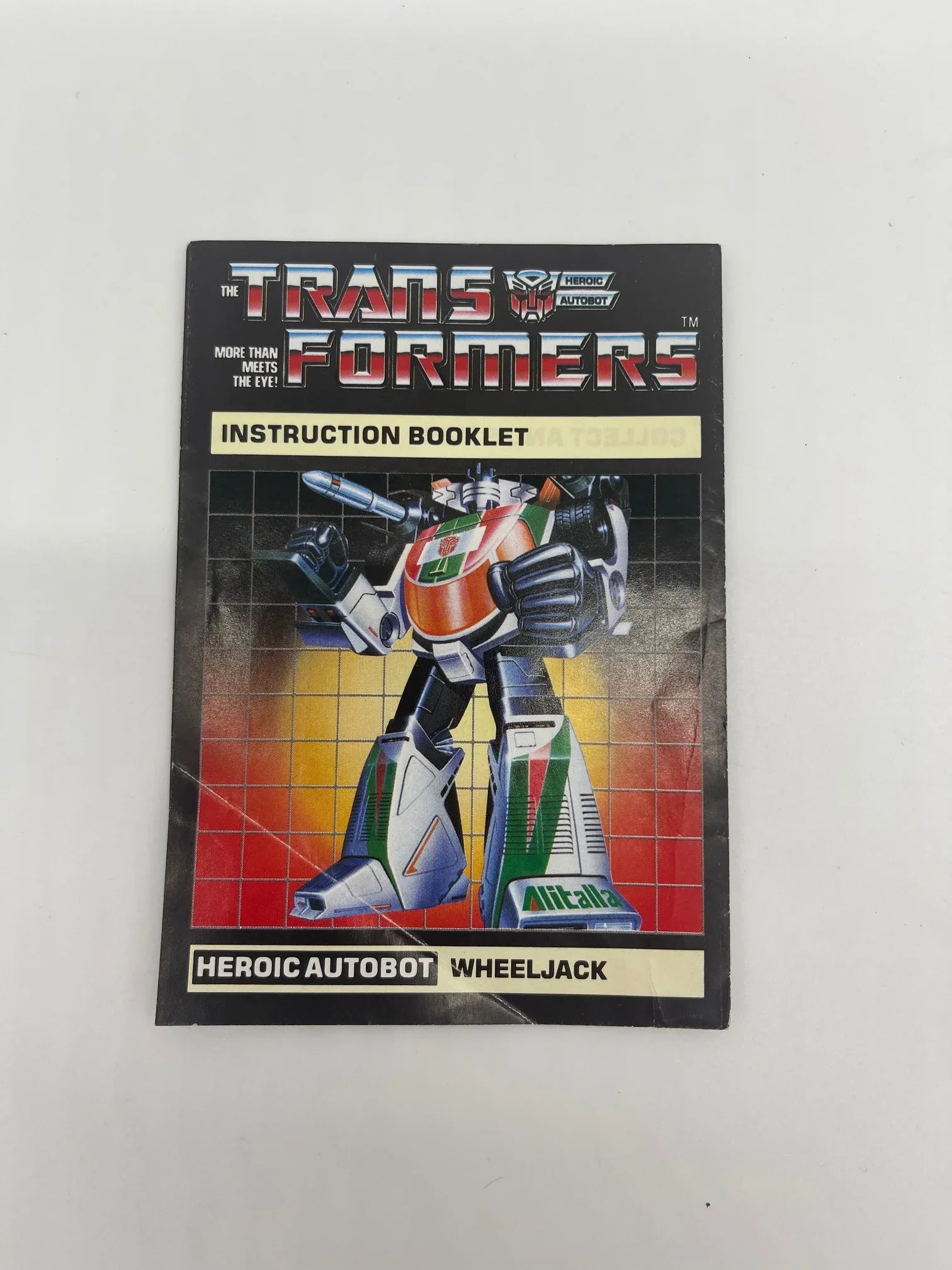G1 Wheeljack - Instructions - Kang's Collectibles