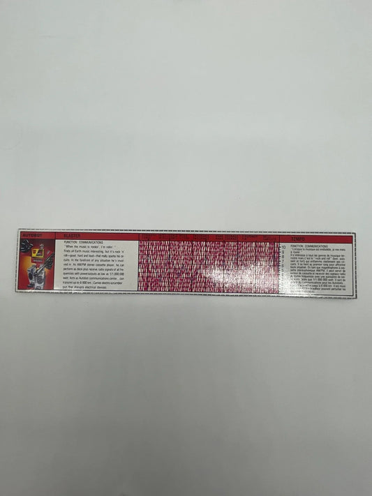 G1 Blaster - Tech Spec - Kang's Collectibles