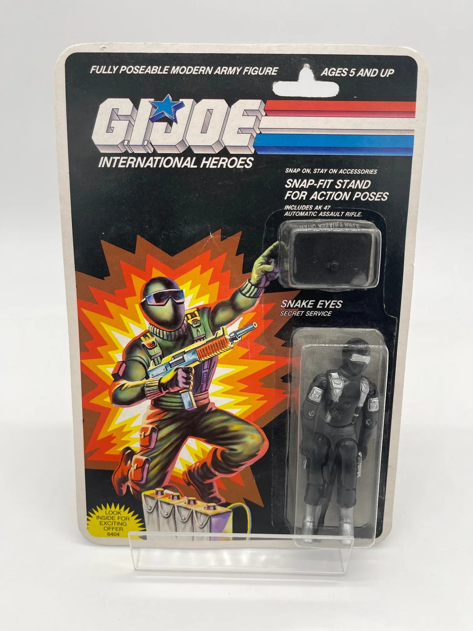 1987 Funskool - Snake Eyes MOC - Kang's Collectibles