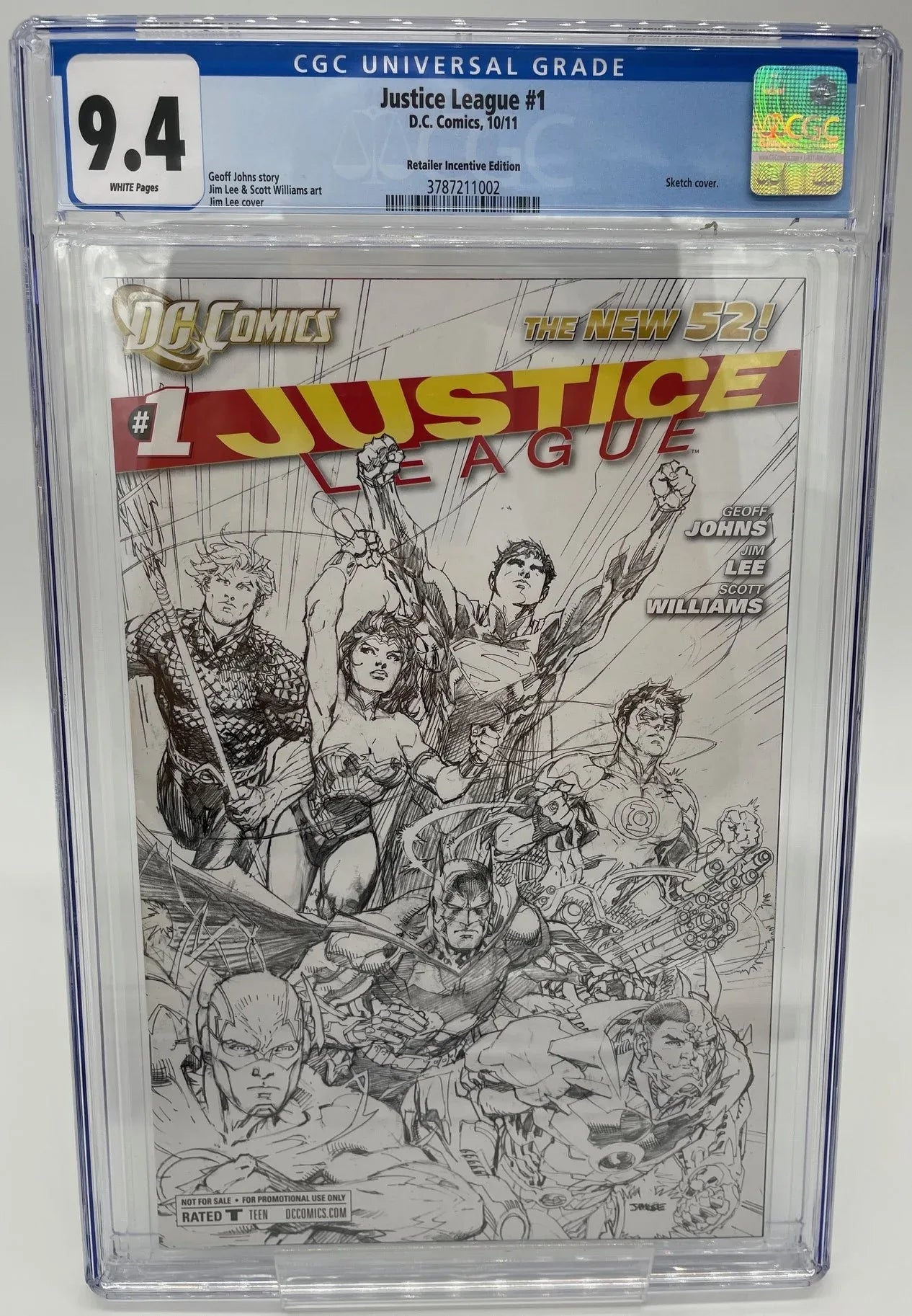 Justice League #1 CGC 9.4 - Kang's Collectibles