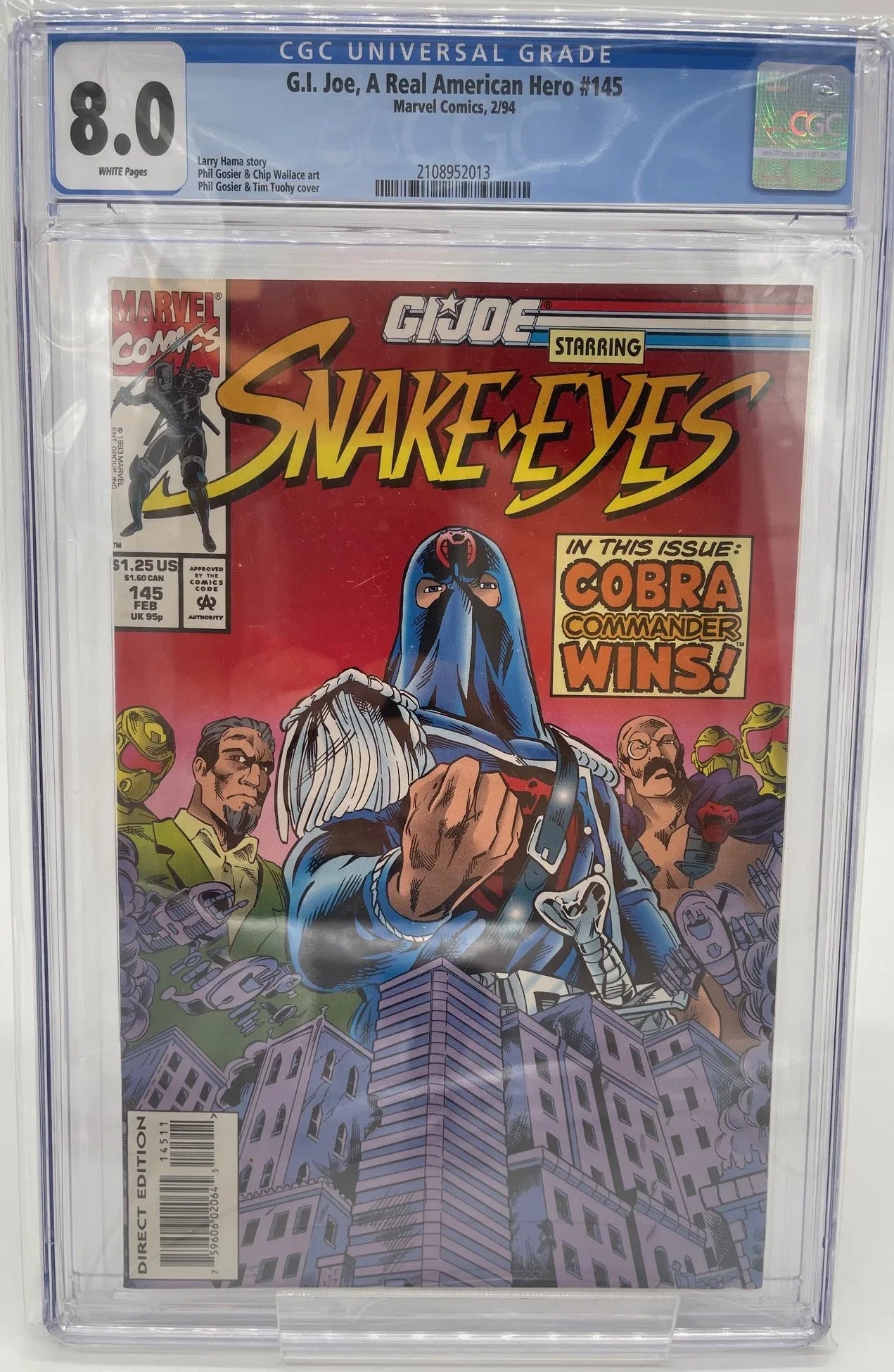GI Joe #145 - CGC 8.0 - Kang's Collectibles