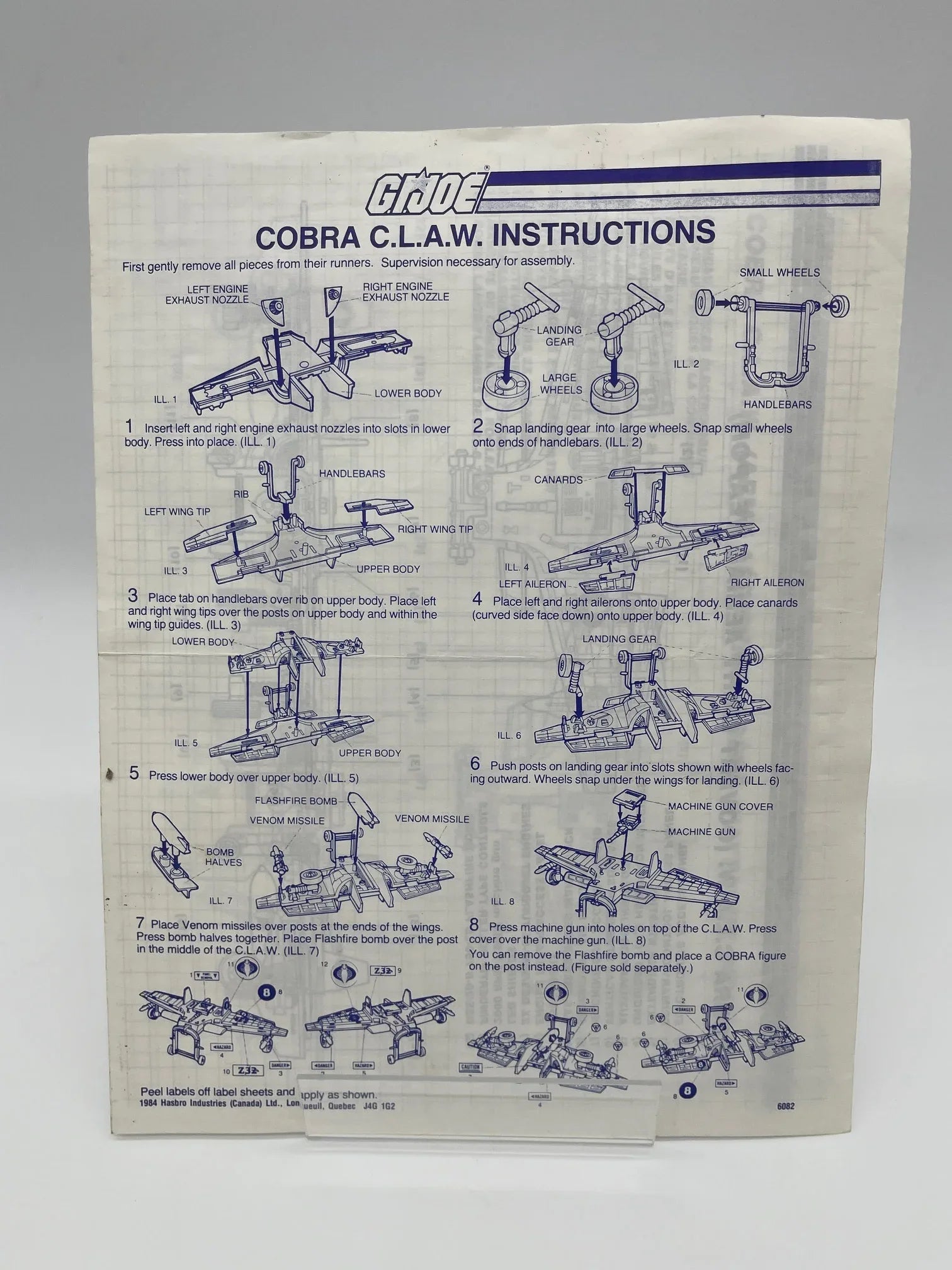 Cobra C.L.A.W. Blueprint - Kang's Collectibles