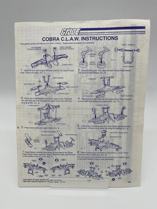 Cobra C.L.A.W. Blueprint - Kang's Collectibles