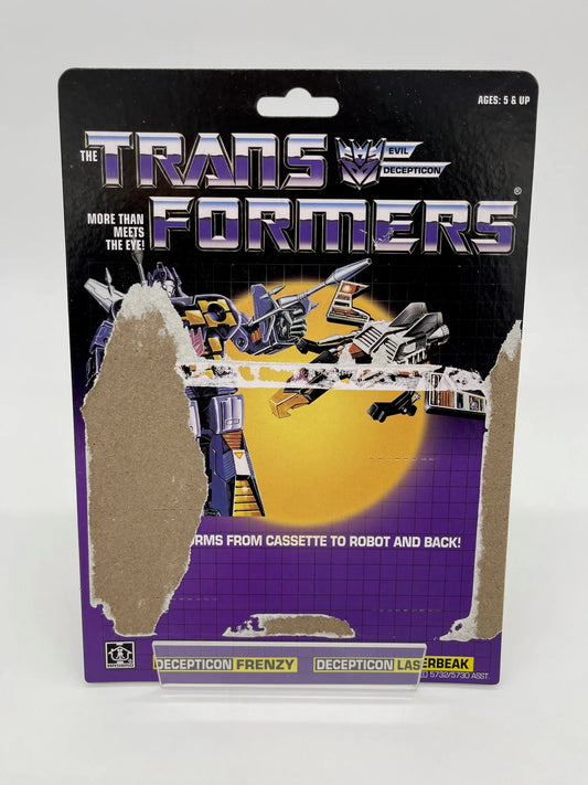 G1 Frenzy & Laserbeak Cardback - Kang's Collectibles