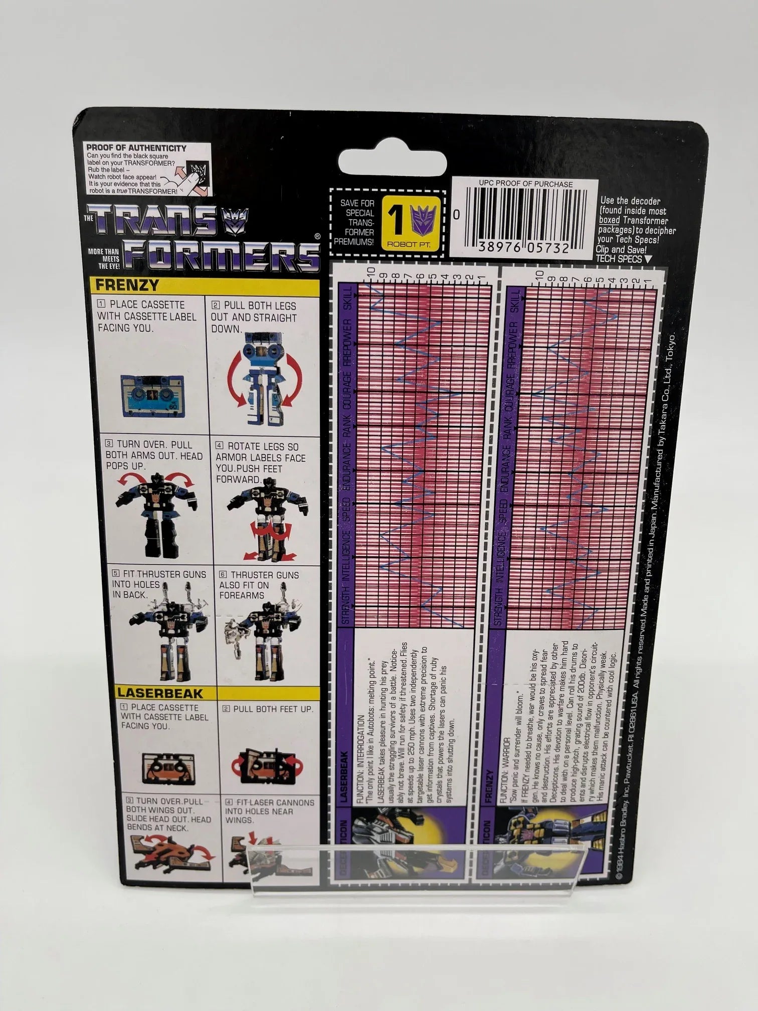 G1 Frenzy & Laserbeak Cardback - Kang's Collectibles