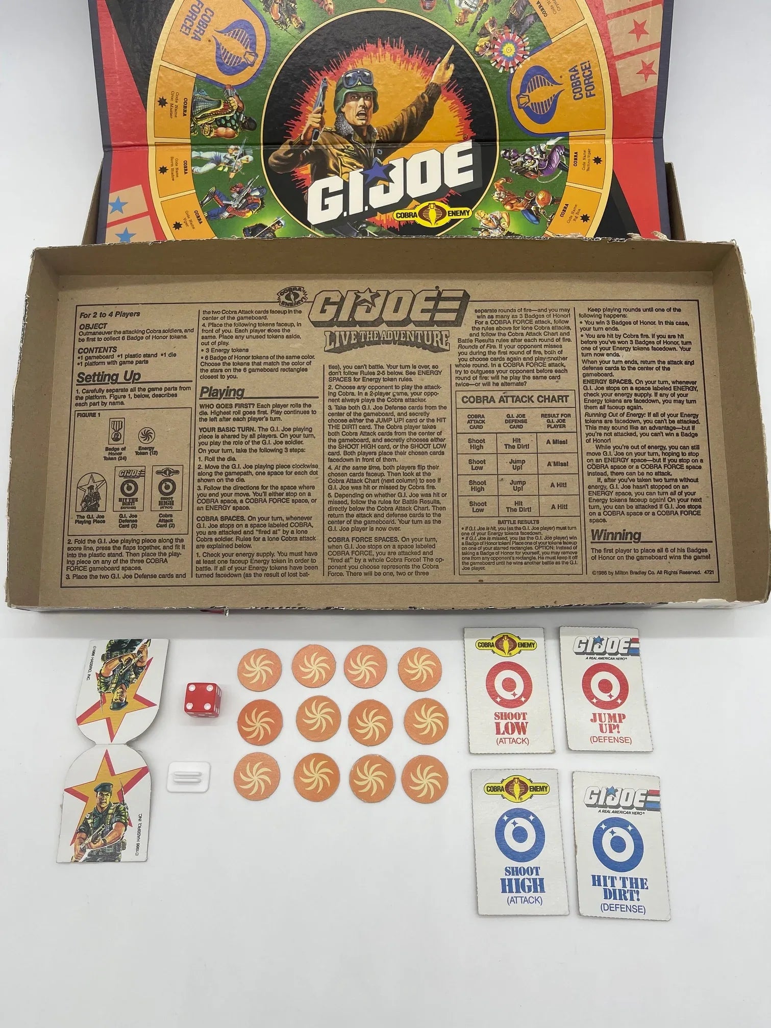 1986 GI Joe Live the Adventure Board Game - Kang's Collectibles