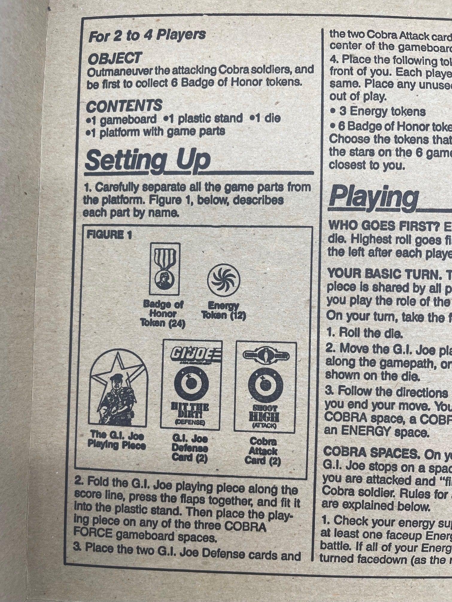 1986 GI Joe Live the Adventure Board Game - Kang's Collectibles