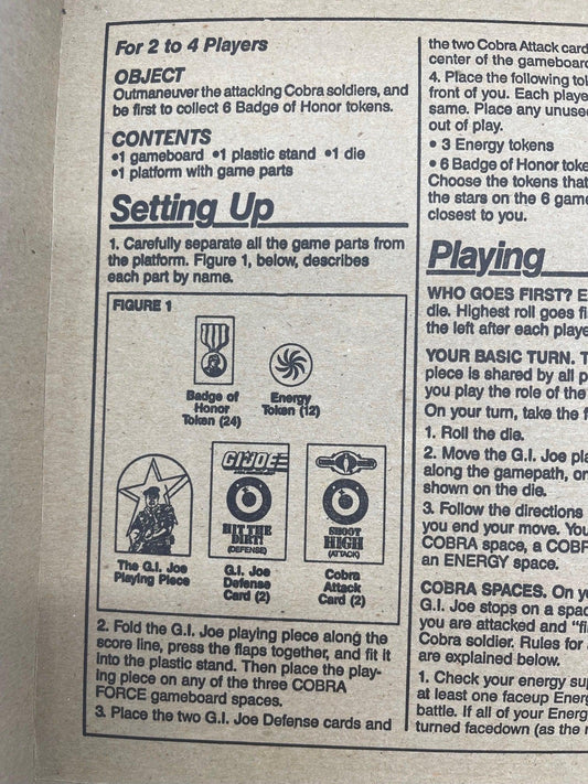 1986 GI Joe Live the Adventure Board Game - Kang's Collectibles