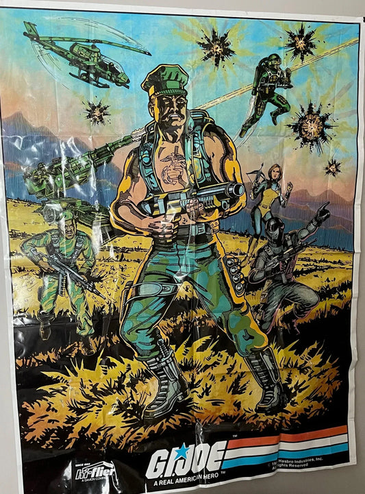 RARE 1983 Hi-Flier GI Joe Poster - Kang's Collectibles