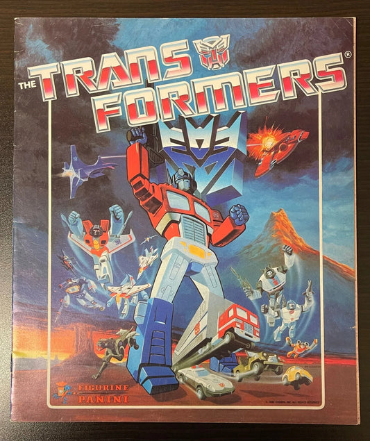 1986 Panini Transformers Sticker Album - Kang's Collectibles