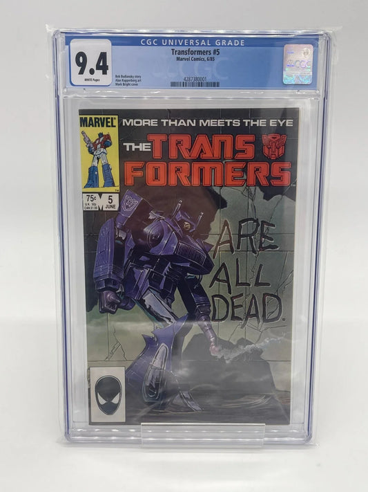 Transformers #5 CGC 9.4 - Kang's Collectibles