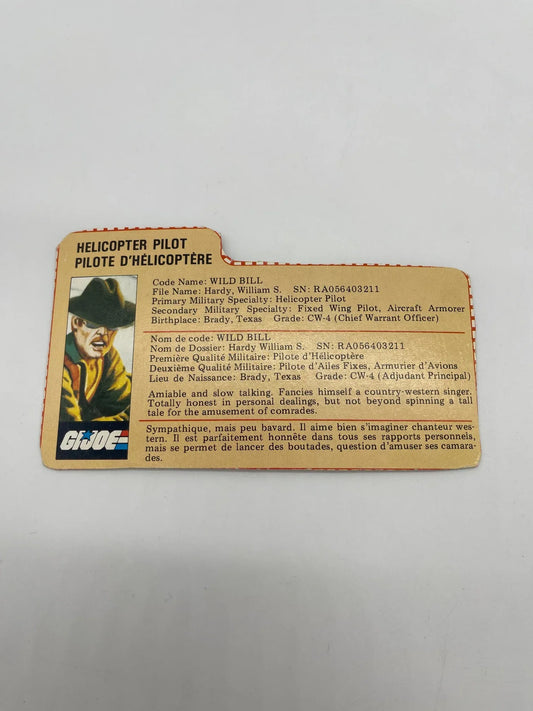 Wild Bill File Card - Kang's Collectibles