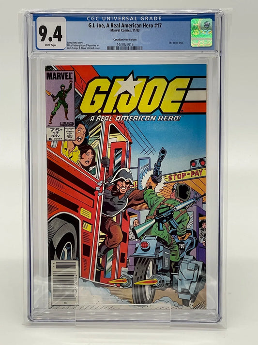 G.I. Joe #17 CGC 9.4 - Kang's Collectibles