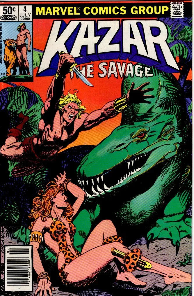 Kazar The Savage #4 - Kang's Collectibles