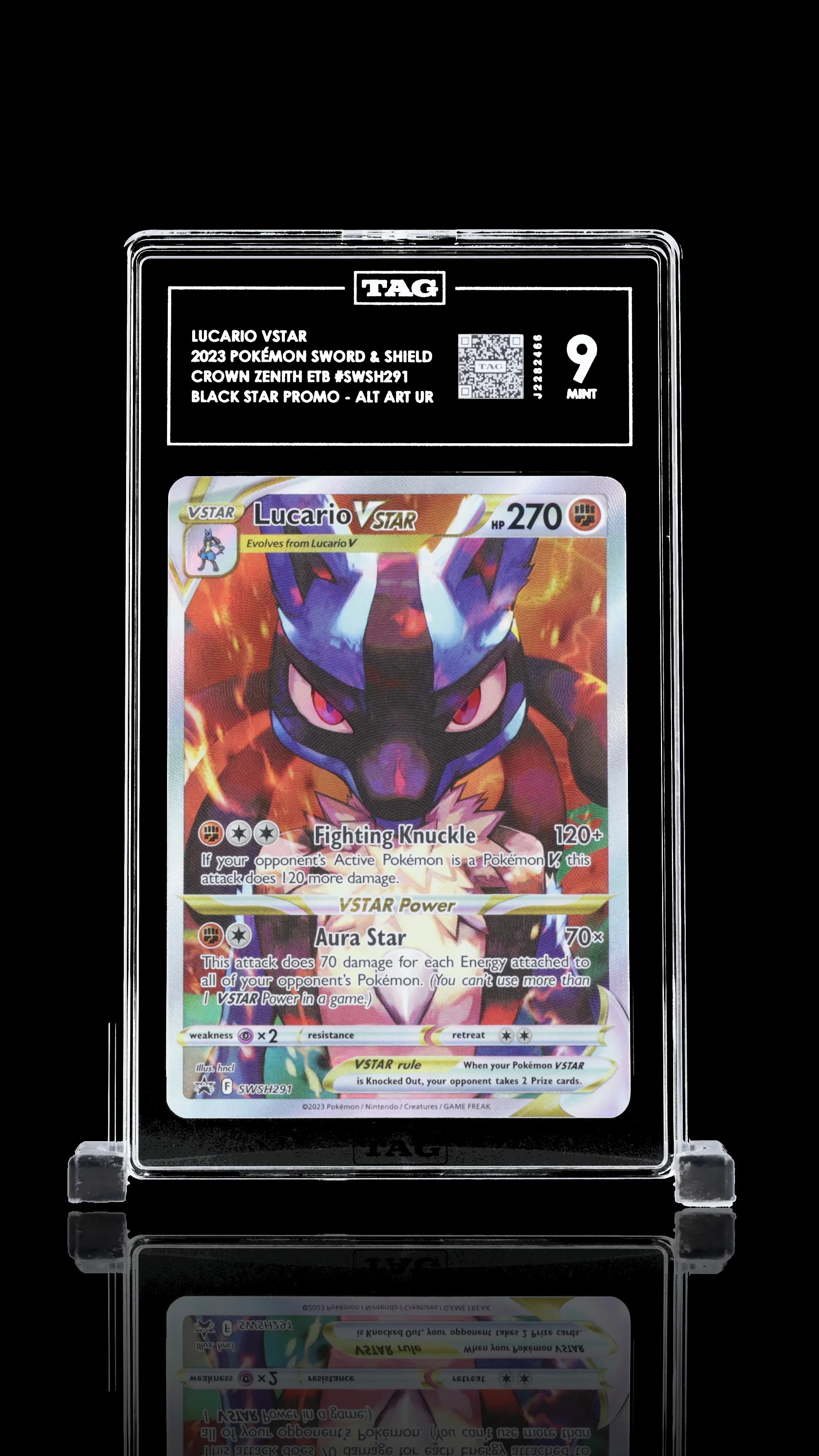 TAG 9 -Lucario VStar #SWSH291 Promo - Kang's Collectibles