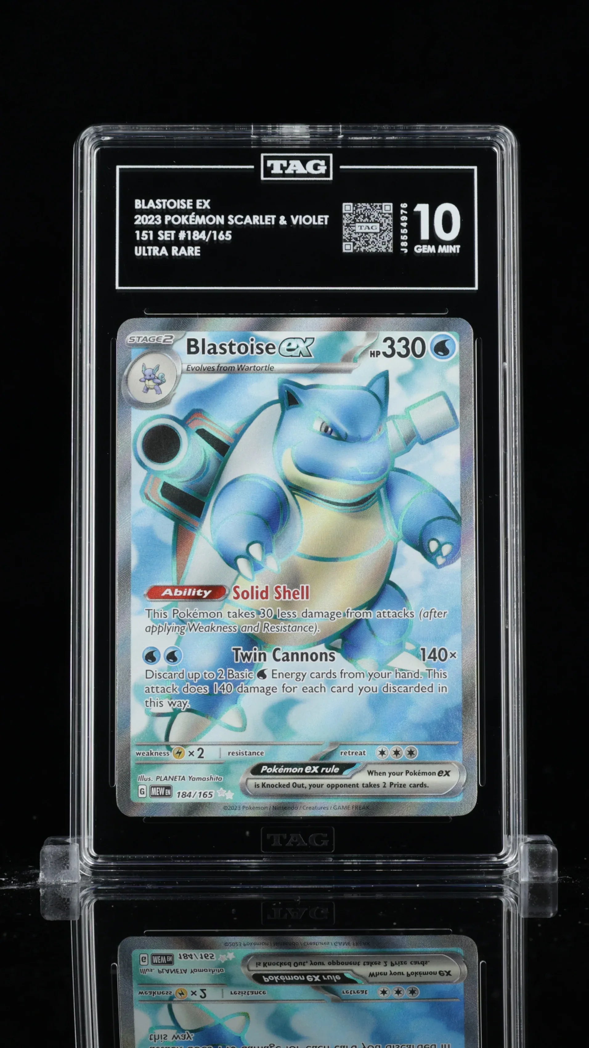 TAG 10 - Blastoise ex #184 - Kang's Collectibles