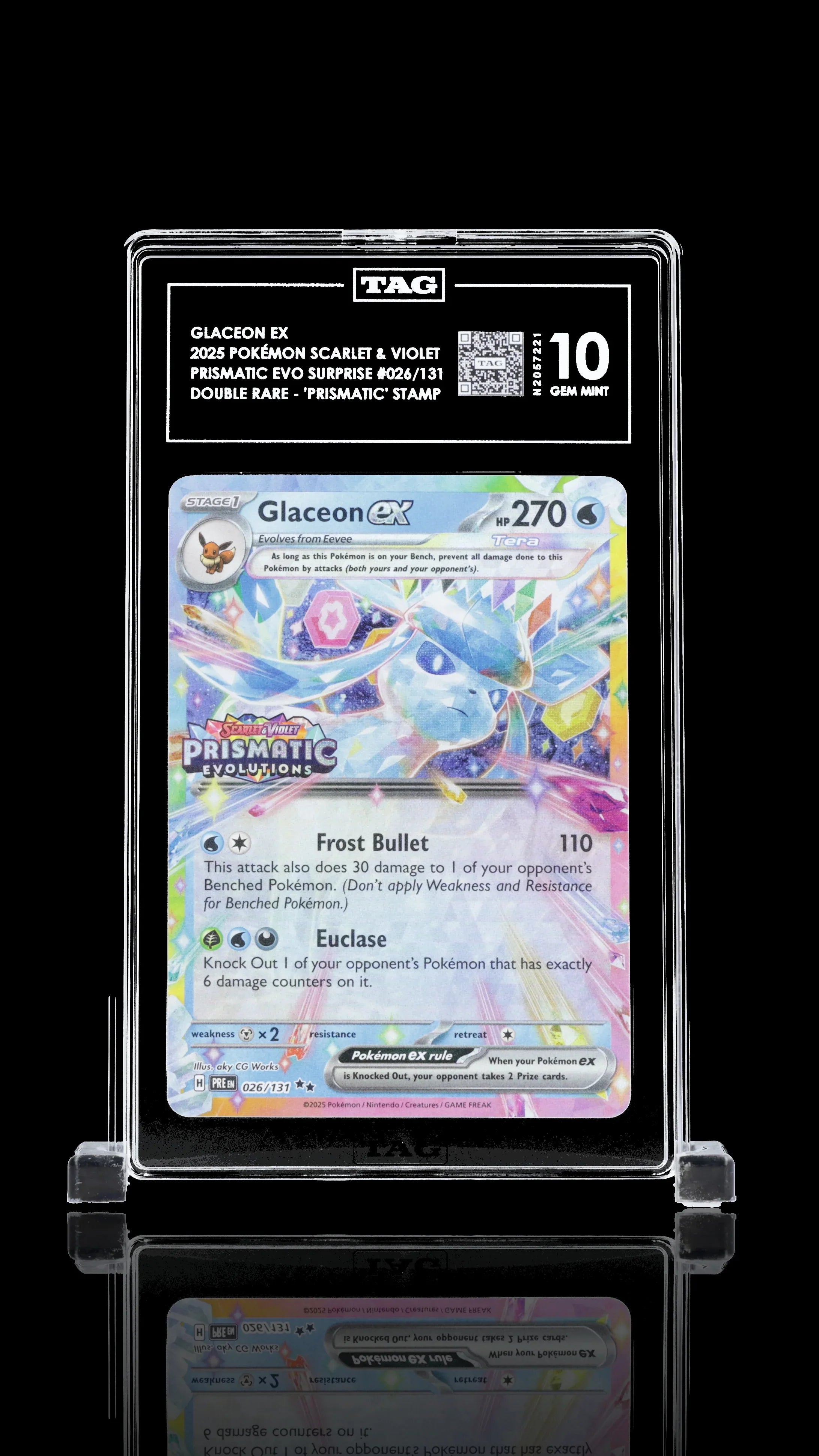 TAG 10 - Glaceon ex #026 Stamped - Kang's Collectibles