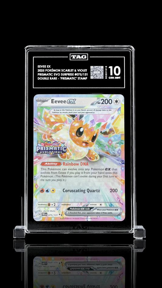 TAG 10 -Eevee ex #075 Stamped - Kang's Collectibles