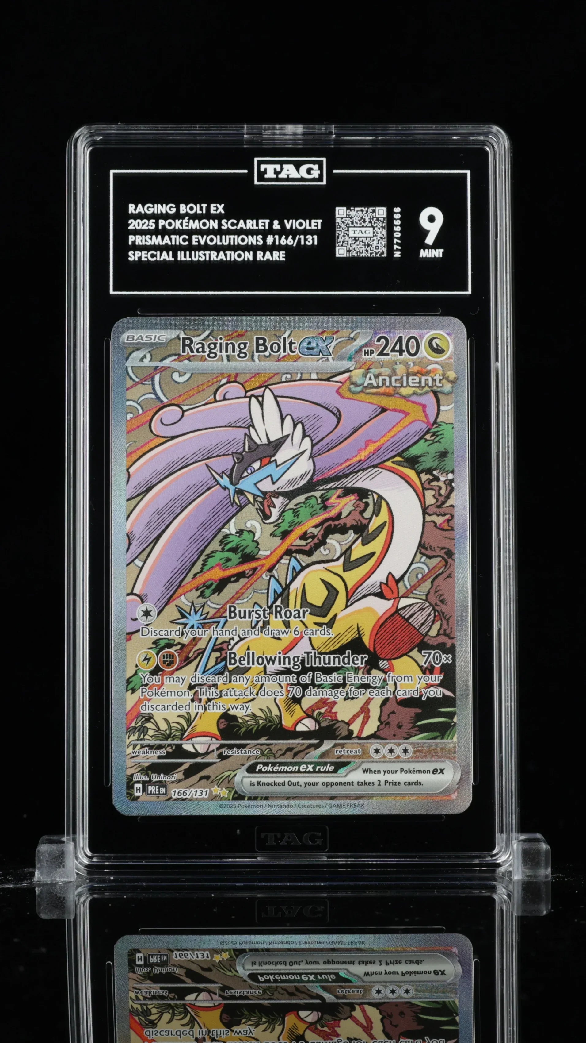 TAG 9 - Raging Bolt ex. #166 - Kang's Collectibles