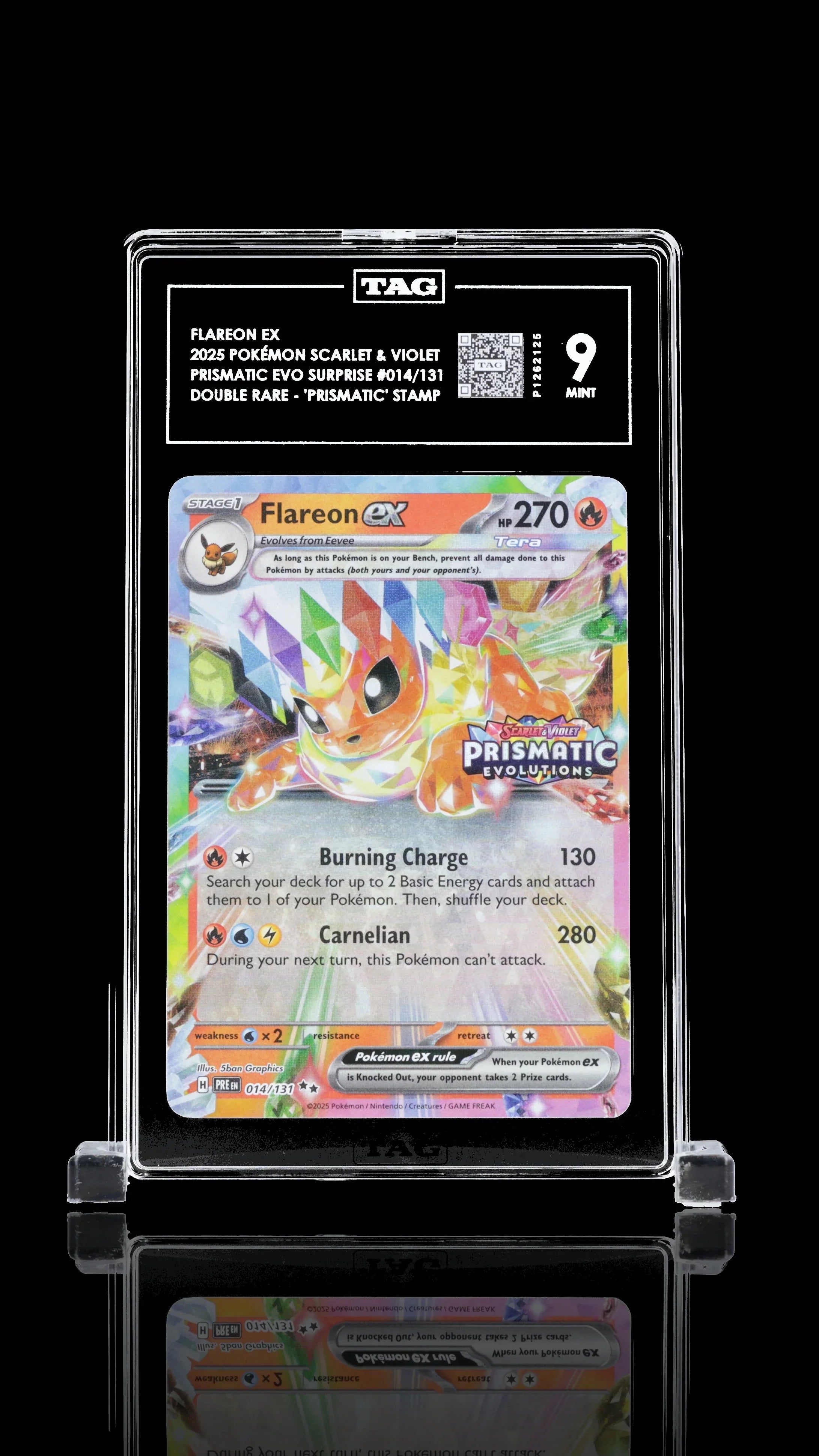 TAG 9 - Flareon ex. #014 Stamped - Kang's Collectibles