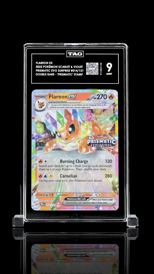 TAG 9 - Flareon ex. #014 Stamped - Kang's Collectibles