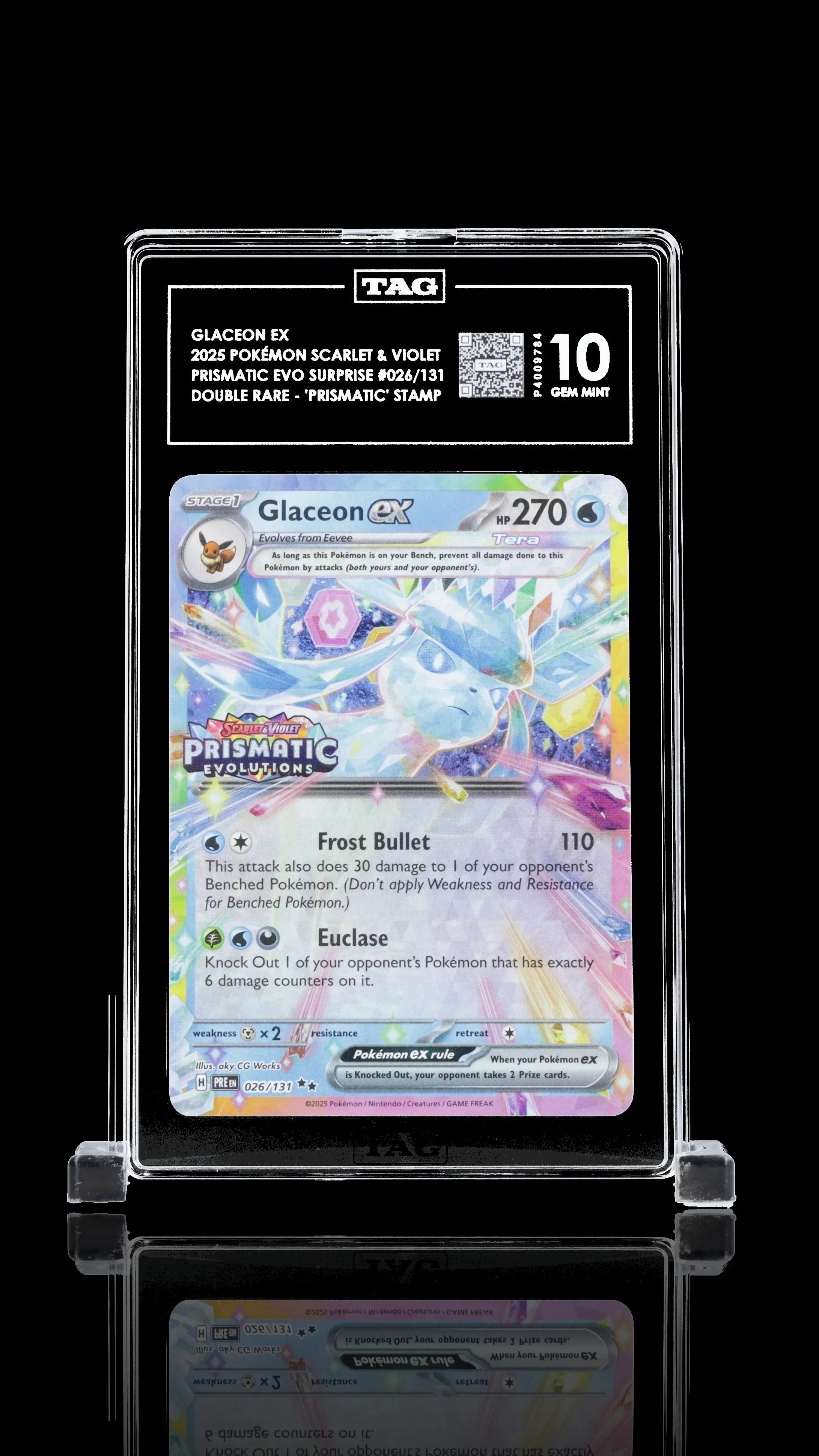 TAG 10 - Glaceon ex #026 Stamped - Kang's Collectibles