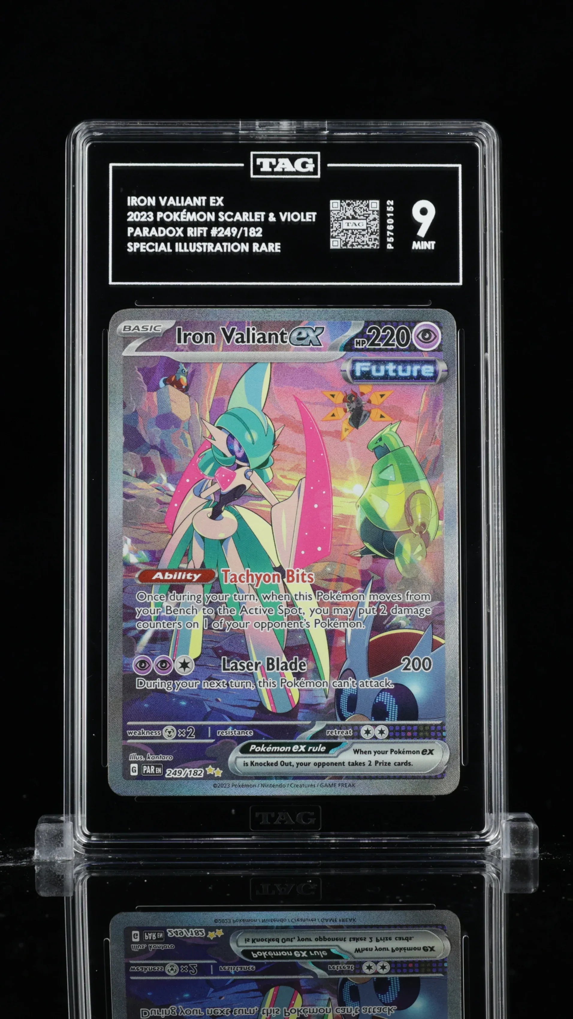 TAG 9 - Iron Valiant ex #249 - Kang's Collectibles