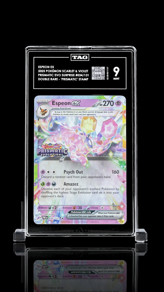 TAG 9 - Espeon ex #034 Stamped - Kang's Collectibles