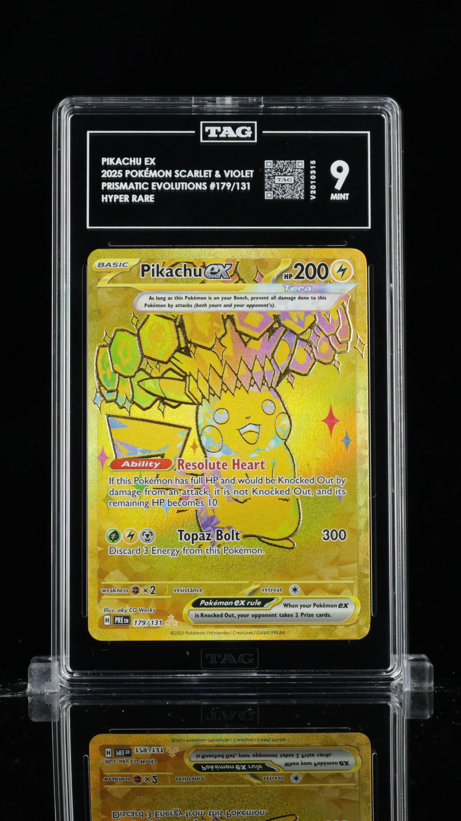 TAG 9 - Pikachu ex #179 - Kang's Collectibles