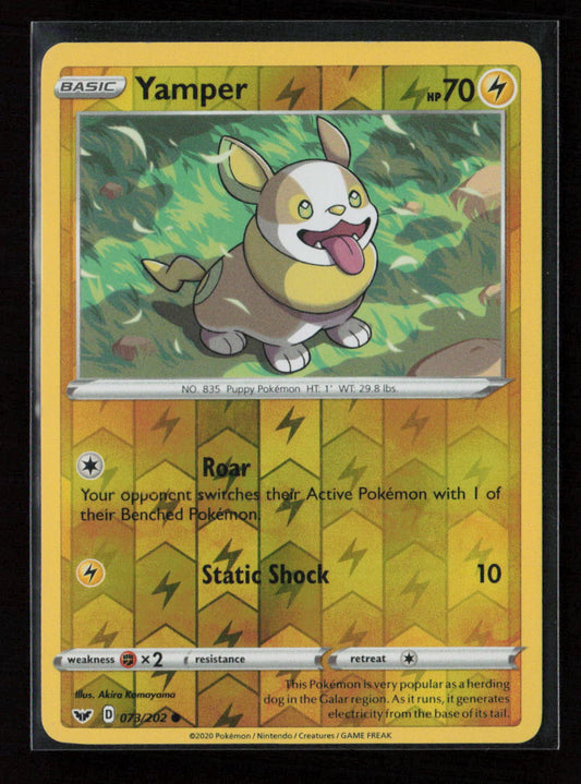 Yamper (073) Common SWSH01: Sword & Shield Base Set 073/202 NM