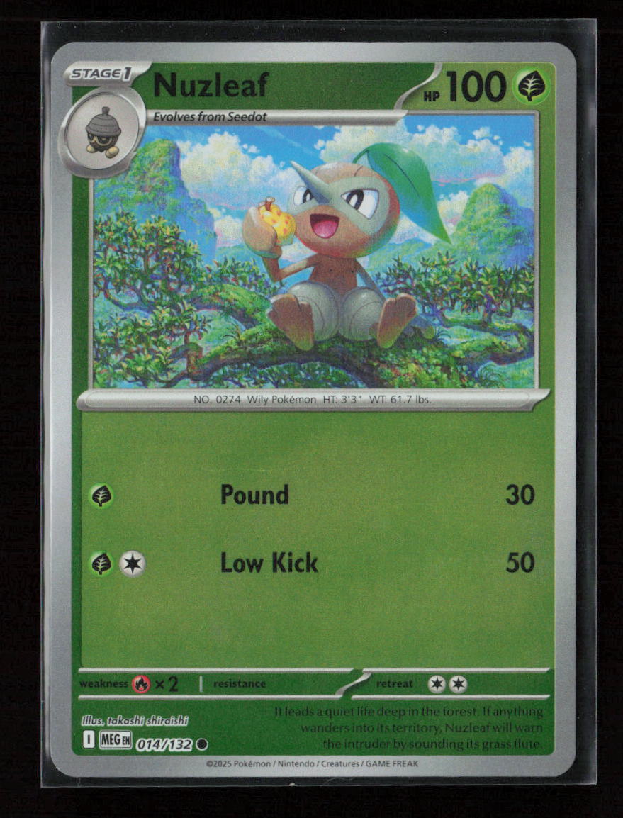 Nuzleaf Common ME01: Mega Evolution 014/132 NM