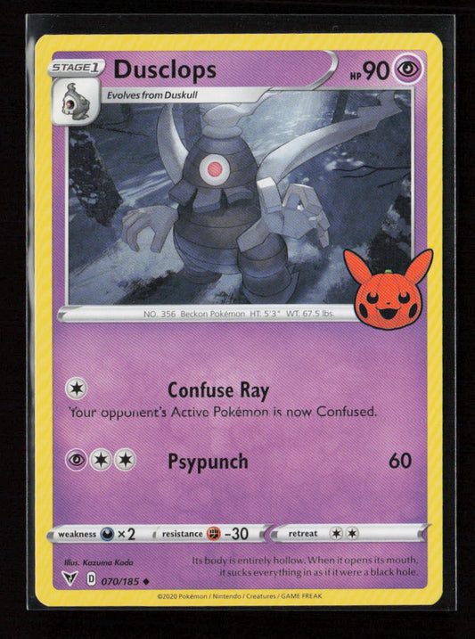Dusclops Uncommon SWSH04: Vivid Voltage 070/185 LP